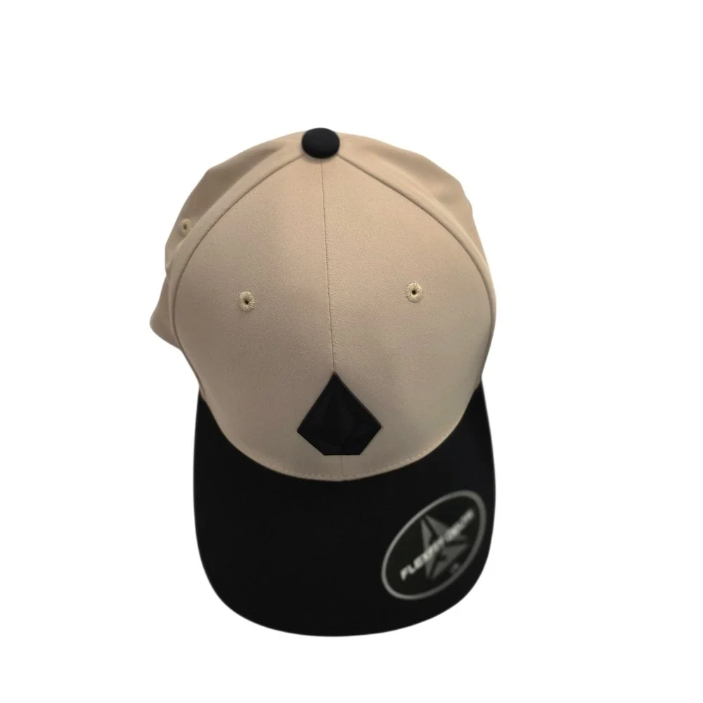 NWT Volcom Golf Baseball Hat Cap Tan/ Navy L/XL